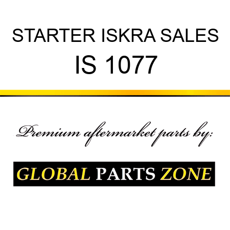 STARTER ISKRA SALES IS 1077