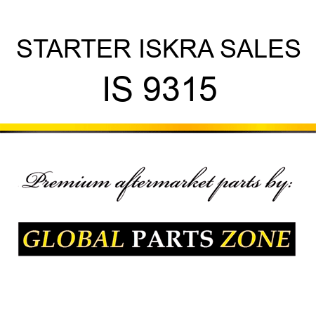 STARTER ISKRA SALES IS 9315