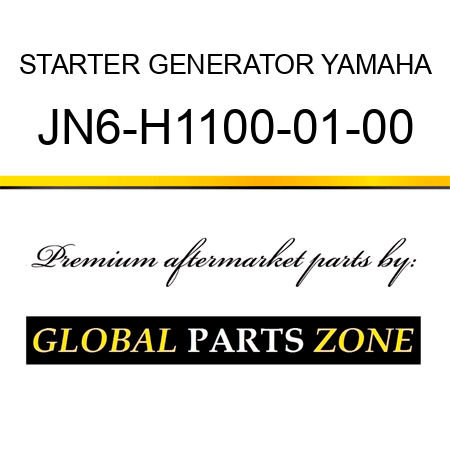 STARTER GENERATOR YAMAHA JN6-H1100-01-00