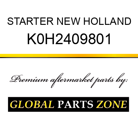 STARTER NEW HOLLAND K0H2409801