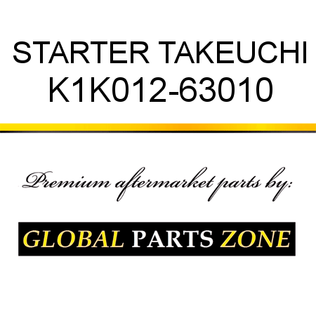 STARTER TAKEUCHI K1K012-63010