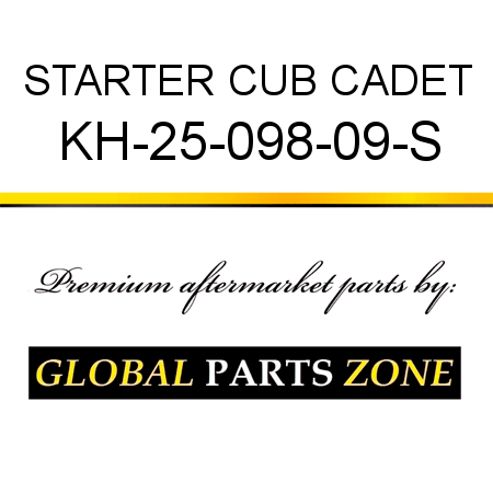 STARTER CUB CADET KH-25-098-09-S