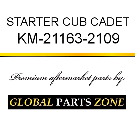 STARTER CUB CADET KM-21163-2109