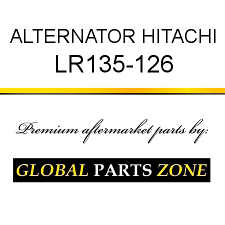 ALTERNATOR HITACHI LR135-126