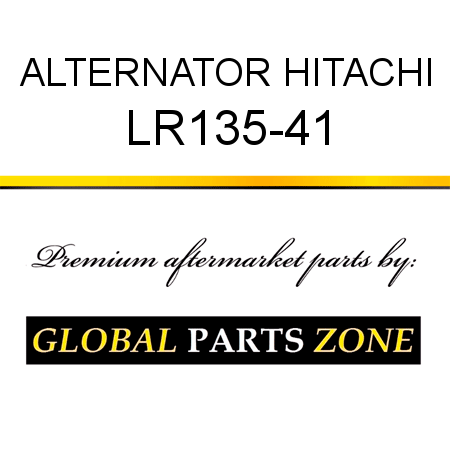 ALTERNATOR HITACHI LR135-41