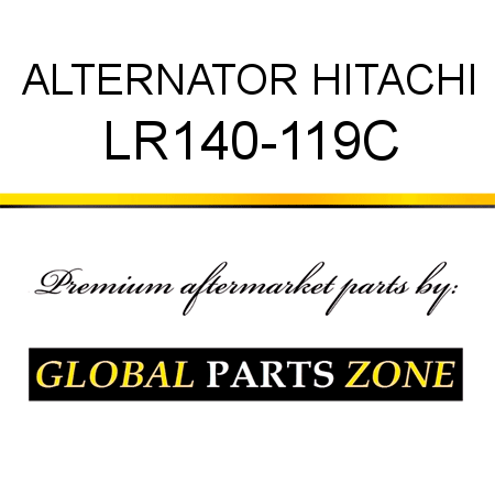 ALTERNATOR HITACHI LR140-119C