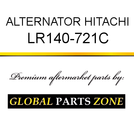 ALTERNATOR HITACHI LR140-721C