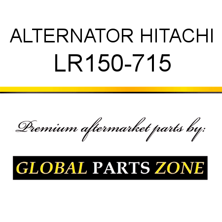 ALTERNATOR HITACHI LR150-715