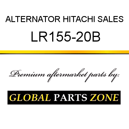 ALTERNATOR HITACHI SALES LR155-20B