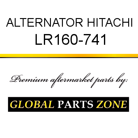 ALTERNATOR HITACHI LR160-741