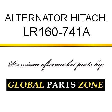 ALTERNATOR HITACHI LR160-741A