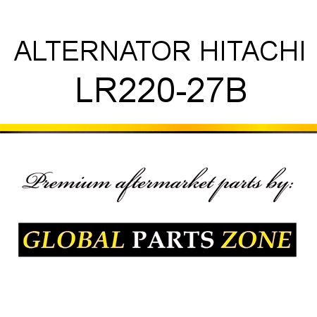 ALTERNATOR HITACHI LR220-27B