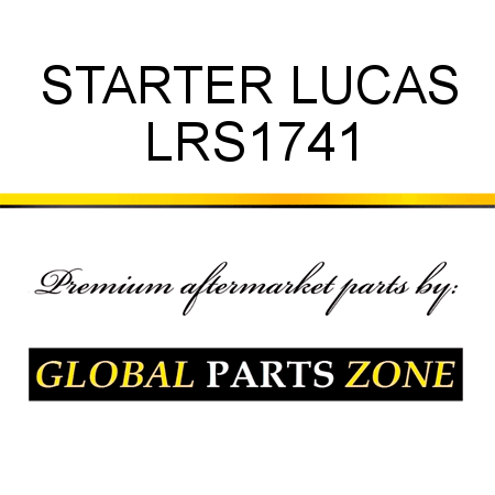 STARTER LUCAS LRS1741