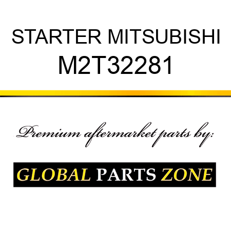 STARTER MITSUBISHI M2T32281