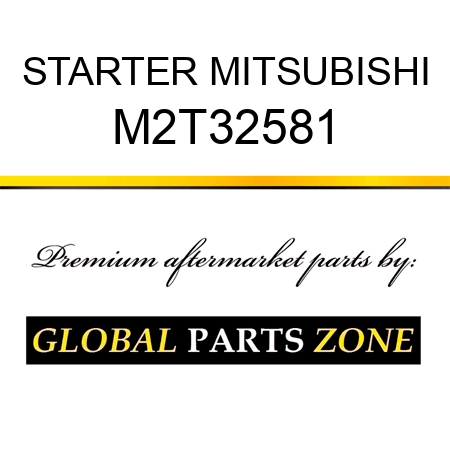 STARTER MITSUBISHI M2T32581