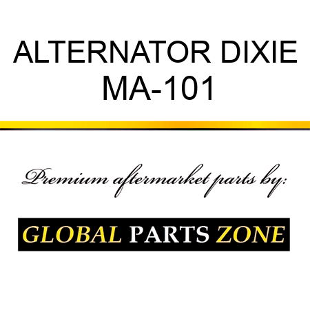 ALTERNATOR DIXIE MA-101