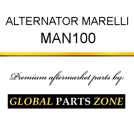 ALTERNATOR MARELLI MAN100