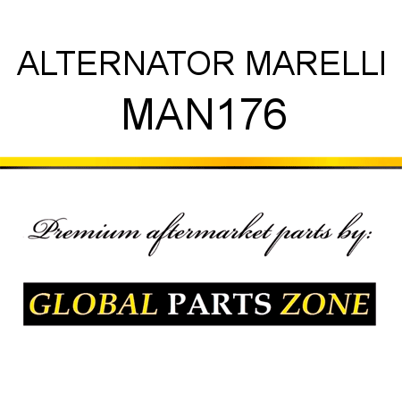 ALTERNATOR MARELLI MAN176