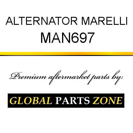 ALTERNATOR MARELLI MAN697