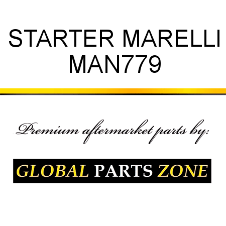 STARTER MARELLI MAN779