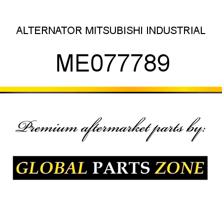 ALTERNATOR MITSUBISHI INDUSTRIAL ME077789