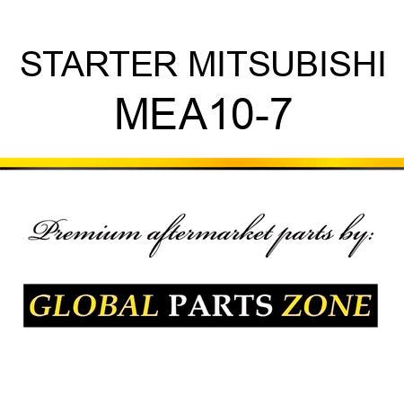 STARTER MITSUBISHI MEA10-7