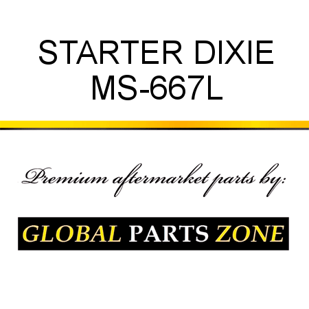 STARTER DIXIE MS-667L