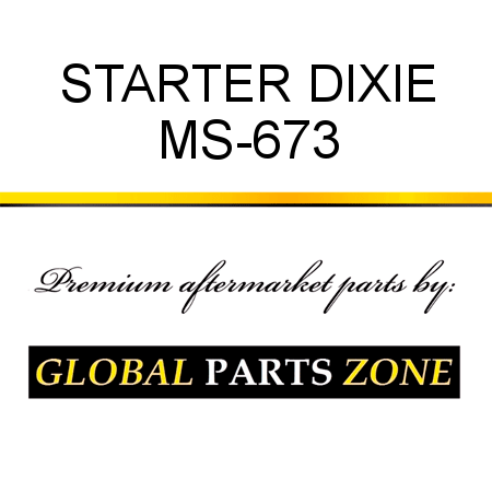 STARTER DIXIE MS-673