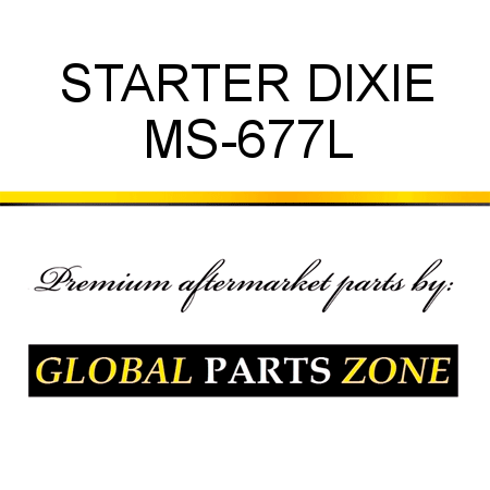 STARTER DIXIE MS-677L