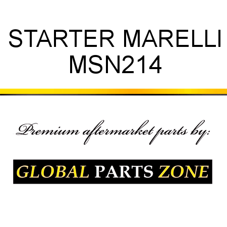 STARTER MARELLI MSN214