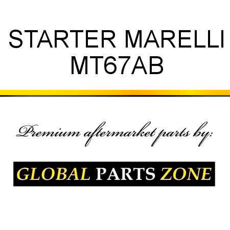 STARTER MARELLI MT67AB