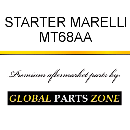 STARTER MARELLI MT68AA