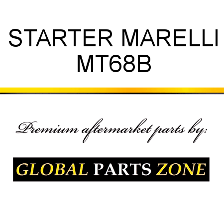 STARTER MARELLI MT68B