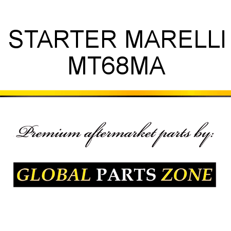 STARTER MARELLI MT68MA