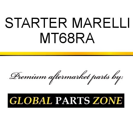 STARTER MARELLI MT68RA