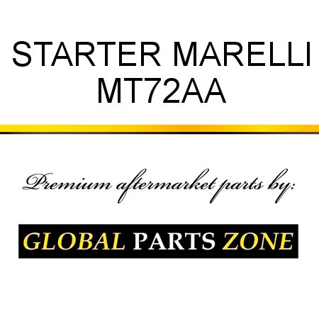 STARTER MARELLI MT72AA
