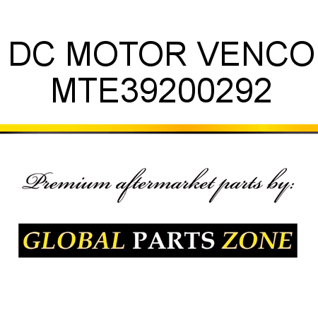DC MOTOR VENCO MTE39200292