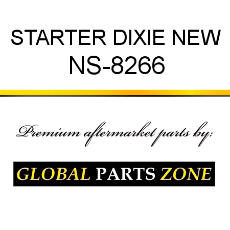 STARTER DIXIE NEW NS-8266