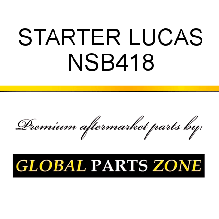 STARTER LUCAS NSB418