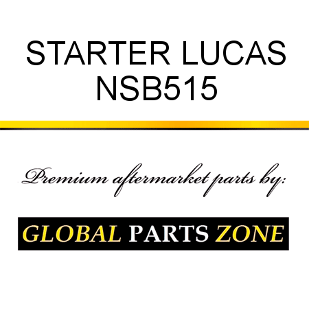 STARTER LUCAS NSB515