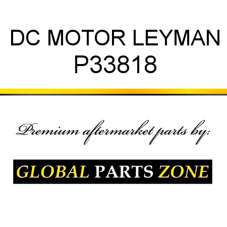 DC MOTOR LEYMAN P33818