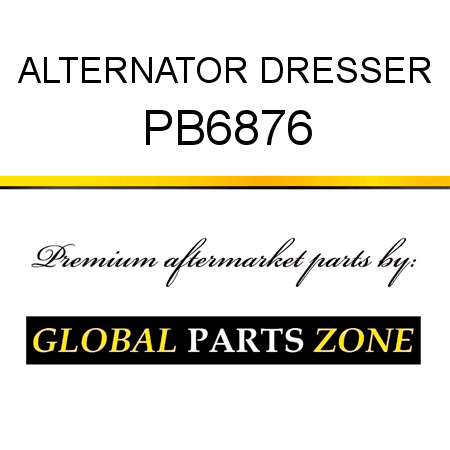 ALTERNATOR DRESSER PB6876