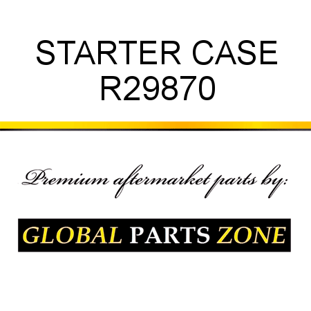 STARTER CASE R29870