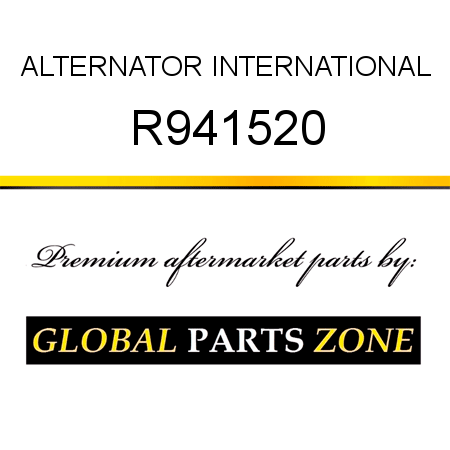 ALTERNATOR INTERNATIONAL R941520