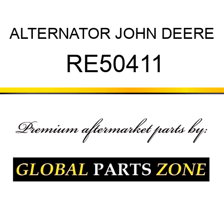 ALTERNATOR JOHN DEERE RE50411