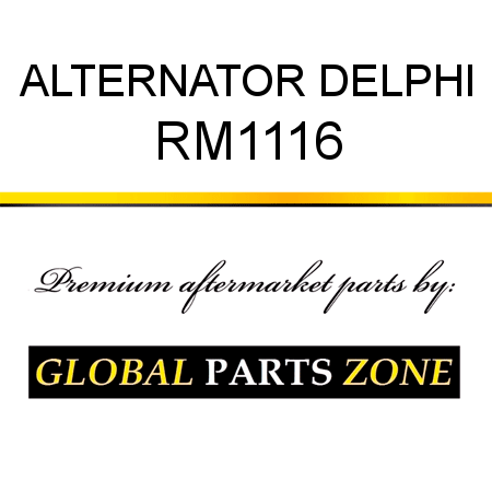 ALTERNATOR DELPHI RM1116