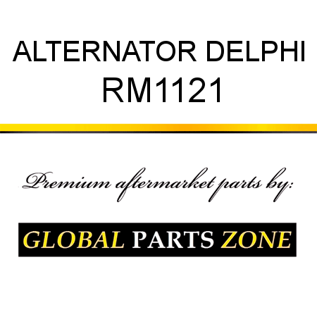 ALTERNATOR DELPHI RM1121