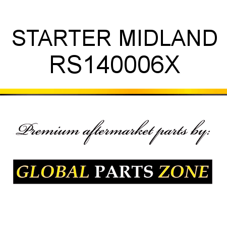STARTER MIDLAND RS140006X
