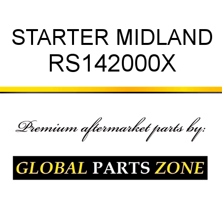 STARTER MIDLAND RS142000X