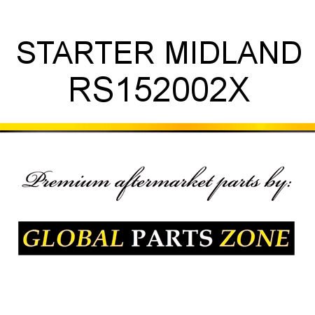 STARTER MIDLAND RS152002X